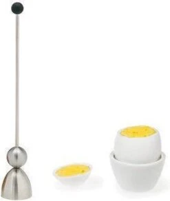 Take2 Clack Met Zwarte Rubberbal - RVS -Merkloos Winkel 1011x1200 2