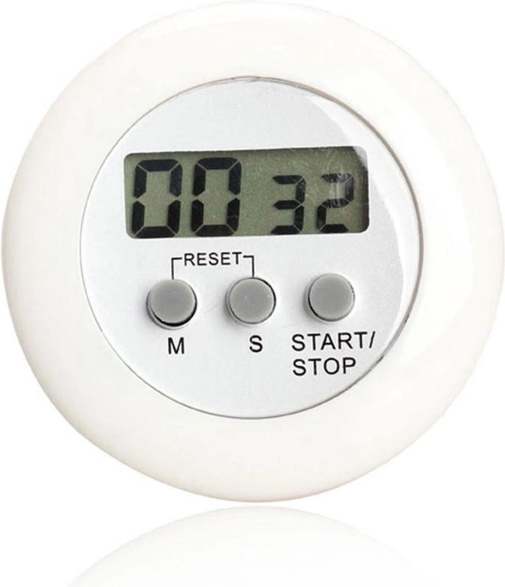 LOUZIR Ronde Digitale Kookwekker – Kan Ook Gebruikt Worden Als Timer En Stopwatch 7 LOUZIR Ronde Digitale Kookwekker – Kan Ook Gebruikt Worden Als Timer En Stopwatch - Afbeelding 5