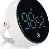 Nimma® Kookwekker - Digitale Keukenwekker - Magnetisch - Incl. Timer En Stopwatch - Draaiknop - Led - Wit