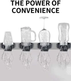 SFT Products Glazenspoeler LEEDS - Zwarte Spoelkraan Glazen - Horeca Spoelkraan - Beker Reiniger - Glazenspoeler Voor Aanrecht - Glazen Reiniger Aanrecht - Automatische Glazen Spoeler - Waterdruk Reiniger Voor Glazen - Glas Spoeler Bar -Merkloos Winkel 1046x1200 12