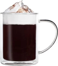 Feelino 600 Ml Dubbelwandige Bierpu, Bierglas, Dubbelwandig Glas, Theekop, Koffiekop, Thermoglas, Houdt Koud Langer Koud, Tarwemaxx -Merkloos Winkel 1049x1200 5