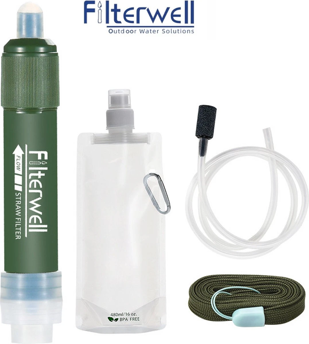 Merkloos Fllterwell Waterfilter - Survival - Zuiver & Schoon Drinkwater - Lichtgewicht - Water Filter - Outdoor - Hiking & Wandelen 2 Merkloos Fllterwell Waterfilter - Survival - Zuiver & Schoon Drinkwater - Lichtgewicht - Water Filter - Outdoor - Hiking & Wandelen