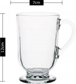 Latte Macchiato Glazen - Koffieglazen - Cappuccino Kop -310ML - + Gratis Lepels - 4x -Merkloos Winkel 1091x1200 4