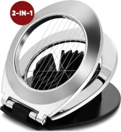 VAIVE Eiersnijder Vaatwasserbestendig - RVS - Champignonsnijder - Keukengerei