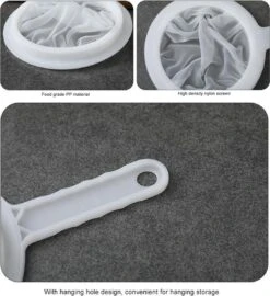 WiseGoods Keuken Zeef - Mesh Keukenzeef - Ultra-fijne Bolzeef - Vergiet - Keuken Accessoires - (Geschikt Voor Kefir) -Merkloos Winkel 1099x1200 3