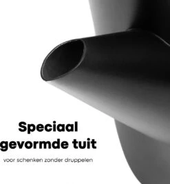 Vatten® - Premium RVS Theepot - Incl. RVS Theefilter - 1L - Zwart - Dubbelwandig -Merkloos Winkel 1110x1200