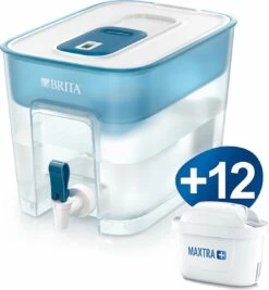 BRITA - Waterfilterkan - Flow Cool - Blauw - 8,2L + 12 Pack MAXTRA+ Waterfilterpatronen - Voordeelverpakking -Merkloos Winkel 1111x1200 1