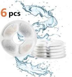 Drinkfontein Filters 6 Stuks - Navulling Kattenfontein - Water Filter - Drinkfilters - Filter Waterreservoir - Waterfilter Drinkfontein -Merkloos Winkel 1124x1200 2