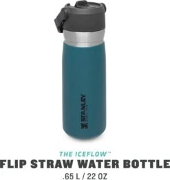 Stanley The IceFlow™ Flip Straw Water Bottle 0,65L - Thermosfles - Saffron -Merkloos Winkel 1130x1200