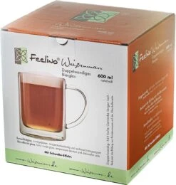 Feelino 600 Ml Dubbelwandige Bierpu, Bierglas, Dubbelwandig Glas, Theekop, Koffiekop, Thermoglas, Houdt Koud Langer Koud, Tarwemaxx -Merkloos Winkel 1141x1200 3