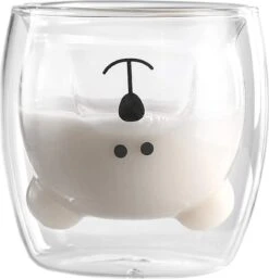 Set Van 2 Beer Design Dubbelwandige Glazen - Dubbelwandige Koffieglazen - Latte Macchiato Koffiemok/Koffiebeker - Double Glass Waterglazen - Theeglazen - Espresso Kopjes - Koffiekop & Koffiemok - Drinkglazen 250ML -Merkloos Winkel 1153x1200 5