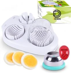 Dremdo Eiersnijder 3-delig | Vaatwasserbestendig | Incl. Eierprikker En Eierwekker - Eisnijder - Eiprikker - Eiwekker