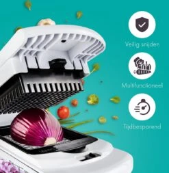 Cavos - Multifunctionele Groentesnijder - Mandoline - Uiensnijder - Frietsnijder - Rasp - Vlijmscherp - BPA-vrij -Merkloos Winkel 1173x1200 3