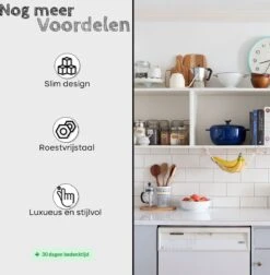 Proudproducts Blikopener - RVS - Handvat - 19cm - Duurzame En Veilige Opener Voor Blikken -Merkloos Winkel 1178x1200 7