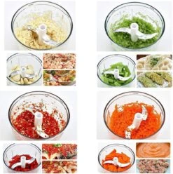 Doogo® Groentesnijder Met Trekkoord – Hakmolen – 900 ML – Groentehakker – Kruidenmolen – Uiensnijder – Blauw -Merkloos Winkel 1194x1200 14