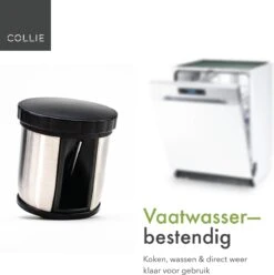COLLIE Spiraalsnijder - Inclusief Recepten E-book & Schoonmaakborsteltje - Spirelli - Spiralizer - Courgettesnijder -Merkloos Winkel 1195x1200 12
