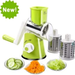W&Z® Mandoline Groentesnijder- Slicer Dicer - Rasper - Keukensnijder - Vaatwasser Bestendig