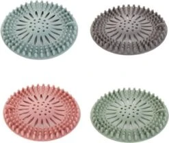 WiseGoods - Haarstopper - Haarvanger - Douche Zeef - Douche Filter - Haarfilter - Douche Afvoer - Siliconen - Blauw -Merkloos Winkel 1200x1009