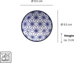 Tokyo Design Studio Nippon Blue Sushiserviesset - Porselein - 6 Delig - 2 Persoons -Merkloos Winkel 1200x1021 2