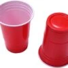 Merkloos Red Cups-50 Stuks-Party Cups-Americancups-Beerpong Bekers-Bierpong-Rood-Bierspel-Drankspel