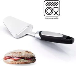 Merkloos, Kaasschaaf- Kaasschaaf Voor Harde Kaas-Kaasschaaf Voor Oude Kaas - Kaasschaaf Voor Jonge Kaas - Multifunctionele Kaasschaaf - Vaatwasser Bestendig - Kaasschaaf Zwart - RVS- 230 X 82 Mm- Keukengerei- Keuken Accessoires -Merkloos Winkel 1200x1038 4