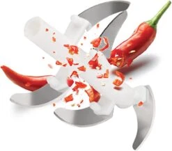 Doogo® Groentesnijder Met Trekkoord – Hakmolen – 900 ML – Groentehakker – Kruidenmolen – Uiensnijder – Blauw -Merkloos Winkel 1200x1053 5