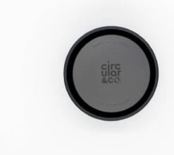 Circular&Co. Herbruikbare To Go Koffiebeker (rCUP) Crème/zwart 8oz/227ml -Merkloos Winkel 1200x1066