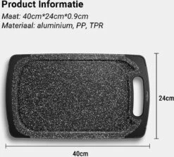 KC Merials Snijplank & Ontdooiplaat 2 In 1- Multifunctionele Snijplank - Kunststof Snijplanken - 2 Tot 10 Keer Sneller Vlees Ontdooien - Hygiënisch, Veilig & Duurzaam. -Merkloos Winkel 1200x1084 5