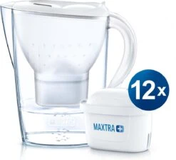 BRITA - Waterfilterkan Marella Cool - Wit - 2,4L + 12 MAXTRA+ Waterfilterpatronen -Merkloos Winkel 1200x1087