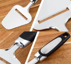 Merkloos, Kaasschaaf- Kaasschaaf Voor Harde Kaas-Kaasschaaf Voor Oude Kaas - Kaasschaaf Voor Jonge Kaas - Multifunctionele Kaasschaaf - Vaatwasser Bestendig - Kaasschaaf Zwart - RVS- 230 X 82 Mm- Keukengerei- Keuken Accessoires -Merkloos Winkel 1200x1089 3