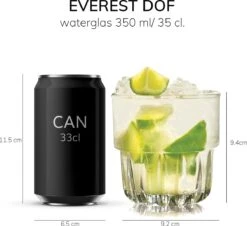 Libbey Drinkglas Everest - 355 Ml / 35,5 Cl - 6 Stuks - Stapelbaar - Hoge Kwaliteit -Merkloos Winkel 1200x1100 5