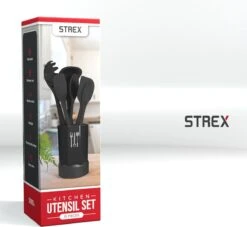 Strex Keukengerei Set Met Houder 15 Delig - Hittebestendig / BPA Vrij / Siliconen - Keuken Gerei -Merkloos Winkel 1200x1101 3