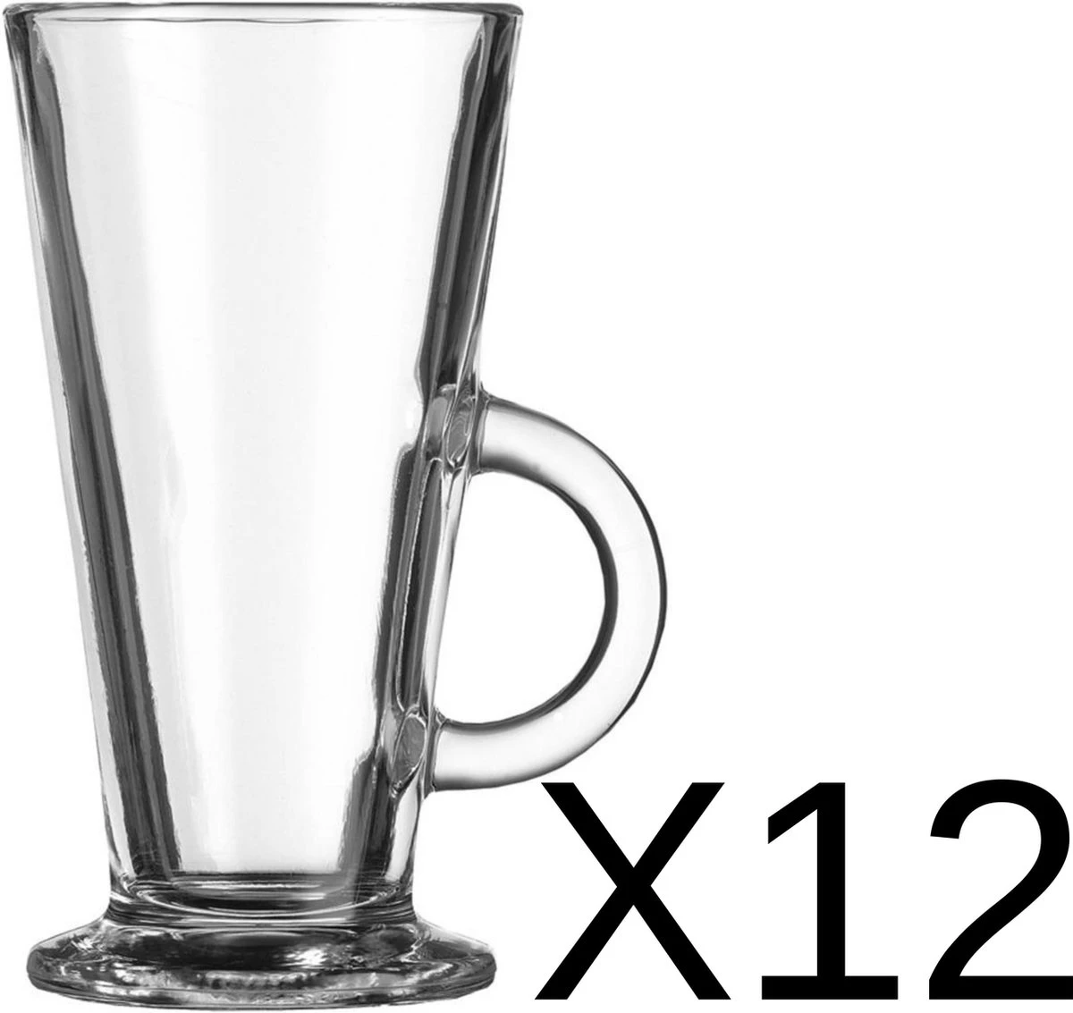 Pasabahce Latte Macchiato/Irish Coffee Glazen - 27 Cl - 12 Stuks - Mooie Koffieglazen 5 Pasabahce Latte Macchiato/Irish Coffee Glazen - 27 Cl - 12 Stuks - Mooie Koffieglazen - Afbeelding 3