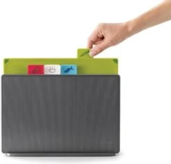 Joseph Joseph Index Snijplankenset - Incl. Houder - 30 X 20 Cm - 4 Stuks - Graphite -Merkloos Winkel 1200x1148 4