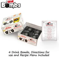 CKB LTD - Bomb Shots - Drank - Jagermeister Shotglaasjes Giftpack - Borrelglaasjes - Kunststof - Shotglazen - Zwart - 4 Stuks - Glazen Shotglas Likeur Drank Jagerbomb -Merkloos Winkel 1200x1163 18