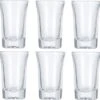 Merkloos Shotglazen / Borrelglaasjes - 6x Stuks - Transparant - 40 Ml