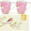 PIP Studio Set Van 2 Pink Early Birds Mugs Large In Gift Box