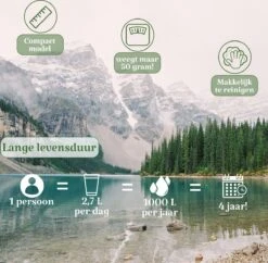 Waterfilter Survival Steddy Pro - Zuiver Gratis Drinkwater - Waterfles Waterzuivering - Waterfilter Kraan - Outdoor - FILTER 4000 LITER! 13 Waterfilter Survival Steddy Pro - Zuiver Gratis Drinkwater - Waterfles Waterzuivering - Waterfilter Kraan - Outdoor - FILTER 4000 LITER! -Merkloos Winkel 1200x1175