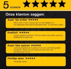 Ferodelli Kebab Spiezen - Bbq Spiezen - Set Van 6 - Barbeque Accesoires - Premium 17 Ferodelli Kebab Spiezen - Bbq Spiezen - Set Van 6 - Barbeque Accesoires - Premium -Merkloos Winkel 1200x1178 16