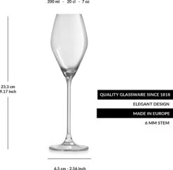Libbey Champagneglas Iduna – 200 Ml / 20 Cl - Set Van 6 - Elegant Design - Hoge Kwaliteit - Vaatwasserbestendig -Merkloos Winkel 1200x1179 11
