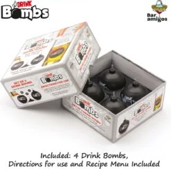 CKB LTD - Bomb Shots - Drank - Jagermeister Shotglaasjes Giftpack - Borrelglaasjes - Kunststof - Shotglazen - Zwart - 4 Stuks - Glazen Shotglas Likeur Drank Jagerbomb -Merkloos Winkel 1200x1183 20