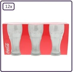 12x Coca-Cola Glazen - Longdrink Glazen Coca Cola 35cl