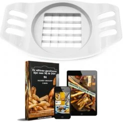 TEN Frietsnijder + EBook Kookboek - Patatsnijder Met RVS Messen - Fritessnijder - Groentesnijder En Uiensnijder - Verse Friet Airfryer Wit 13 TEN Frietsnijder + EBook Kookboek - Patatsnijder Met RVS Messen - Fritessnijder - Groentesnijder En Uiensnijder - Verse Friet Airfryer Wit -Merkloos Winkel 1200x1191 15