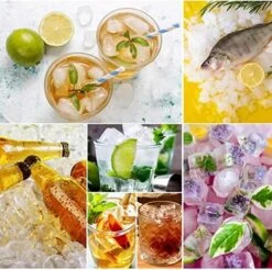 Buxibo - Luxe IJsblokvormen - Set Van 4 - Ice Cube Tray - 6 IJsblokken – IJsblokjes Vorm Met Deksel - Siliconen - Zwart -Merkloos Winkel 1200x1195 23