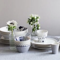 Royal Doulton Pacific - Schaaltjes Voor Snacks - Kommen - Porselein - Wit / Blauw - ⌀ 11 Cm - 6 Stuks -Merkloos Winkel 1200x1200 1013