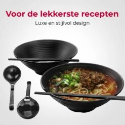 Dayshake Noodle Kom Set - 2 Sets - Noodles Ramen Servies - Noodle Bowl - Japanse Ramen Bowl -Merkloos Winkel 1200x1200 1026