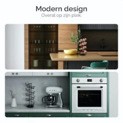 Goliving Eierrek - Eierhouder - Eiermand - Eieren Bewaren - Draaibaar - Ruimtebesparend - RVS - Zwart -Merkloos Winkel 1200x1200 1090