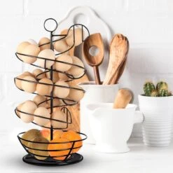 Eiermand – Eierrek – Eierhouder – Eieren – Zwart - Pasen - Tot 40 Eieren - 360° - BAULK® -Merkloos Winkel 1200x1200 1121