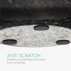 Navaris Vijzel Met Stamper Van Graniet - Granieten Vijzel Voor Kruidenmixen, Pesto En Dips - Set Inclusief Stamper Voor Fijnmalen - Ø 12 Cm -Merkloos Winkel 1200x1200 1128