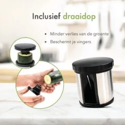 COLLIE Spiraalsnijder - Inclusief Recepten E-book & Schoonmaakborsteltje - Spirelli - Spiralizer - Courgettesnijder -Merkloos Winkel 1200x1200 1280